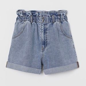 H&M paper bag shorts